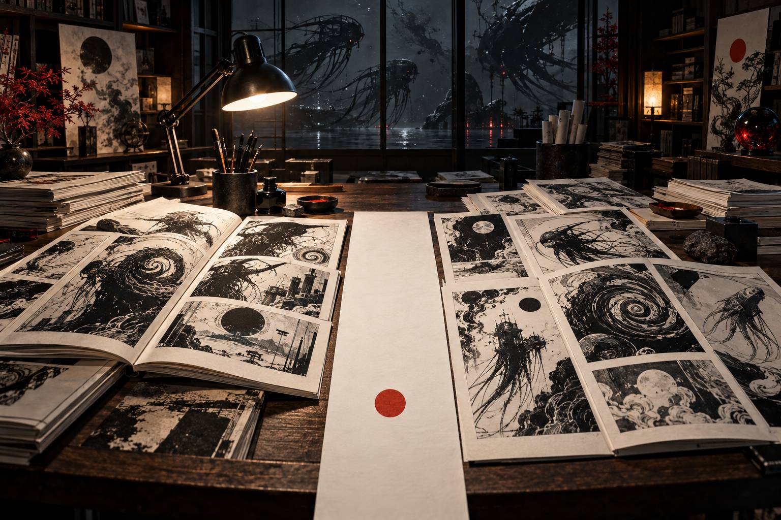 Illustration éditoriale du sujet : Que lire après Gyo : 12 mangas pour combler le vide