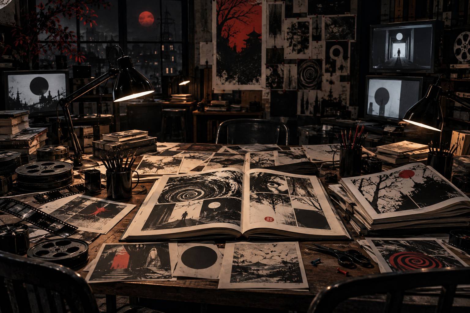 Illustration éditoriale du sujet : Que regarder après Junji Ito Collection : 12 animés à voir